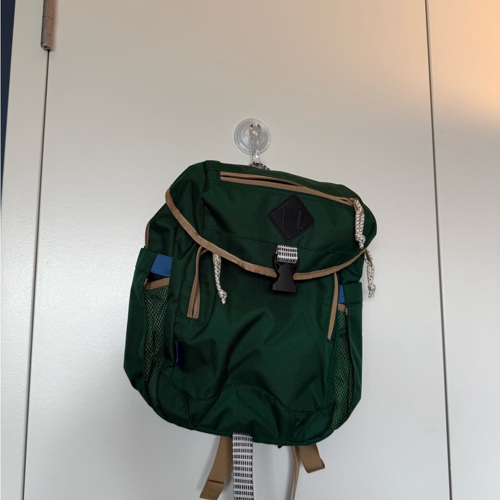 United By Blue Green and Tan Backpack Durable and Versatile